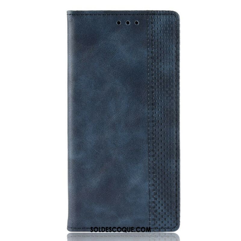 Flip Cover Samsung Galaxy S20 FE Effet Cuir Vintage Stylisé