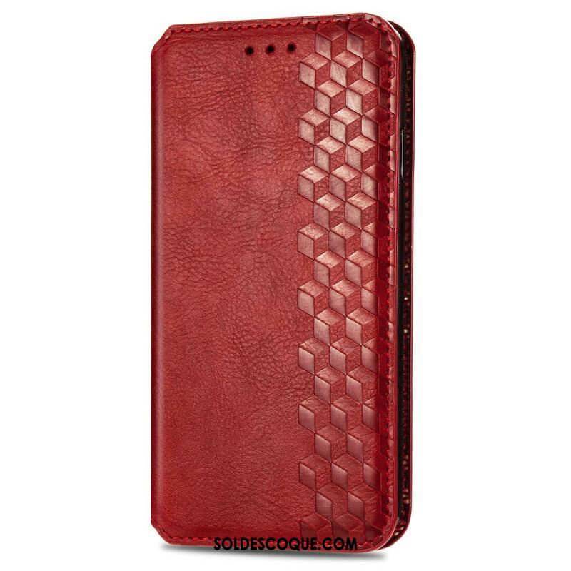 Flip Cover Samsung Galaxy S20 FE Simili Cuir Texture Diamant