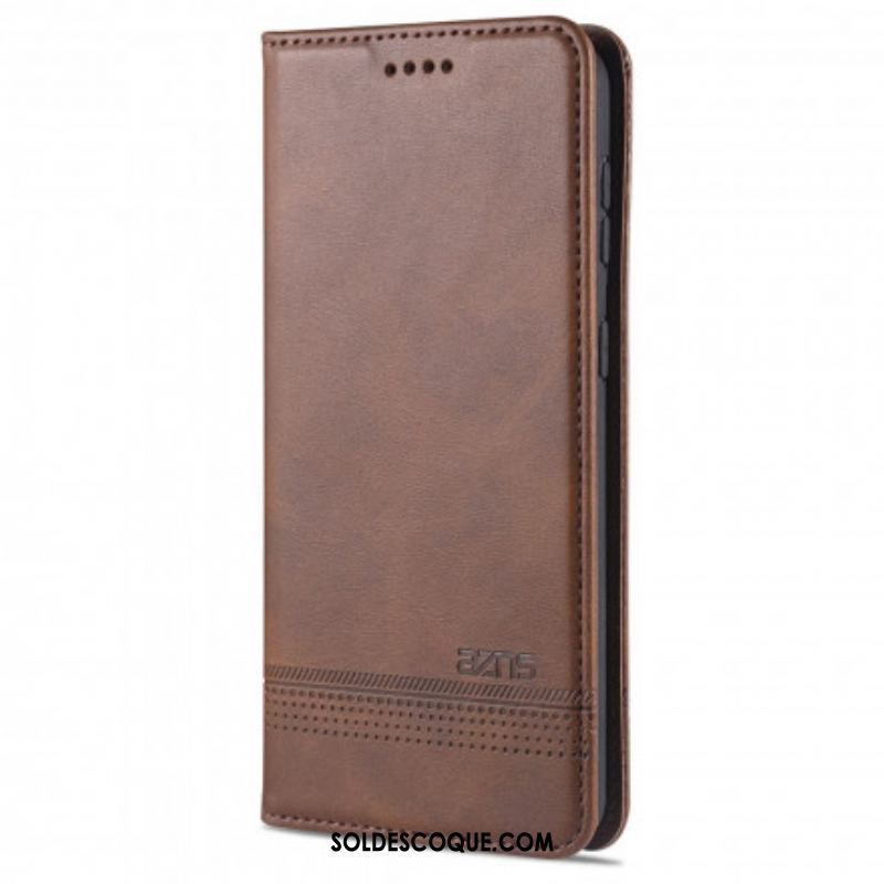 Flip Cover Samsung Galaxy S21 5G Style Cuir AZNS