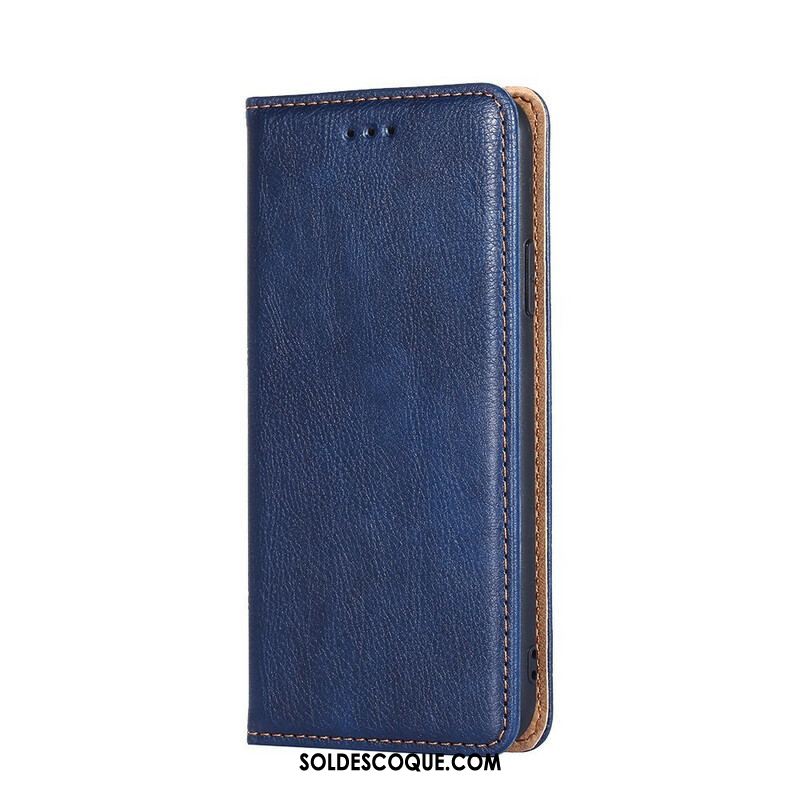 Flip Cover Samsung Galaxy S21 5G Style Cuir Classique