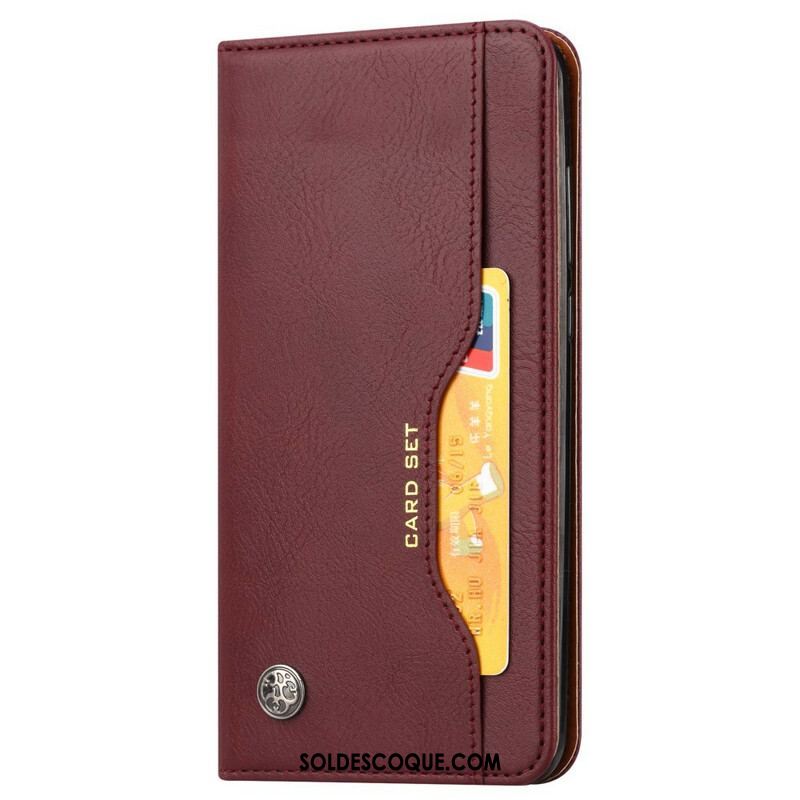 Flip Cover Samsung Galaxy S21 FE Simili Cuir Porte-Cartes