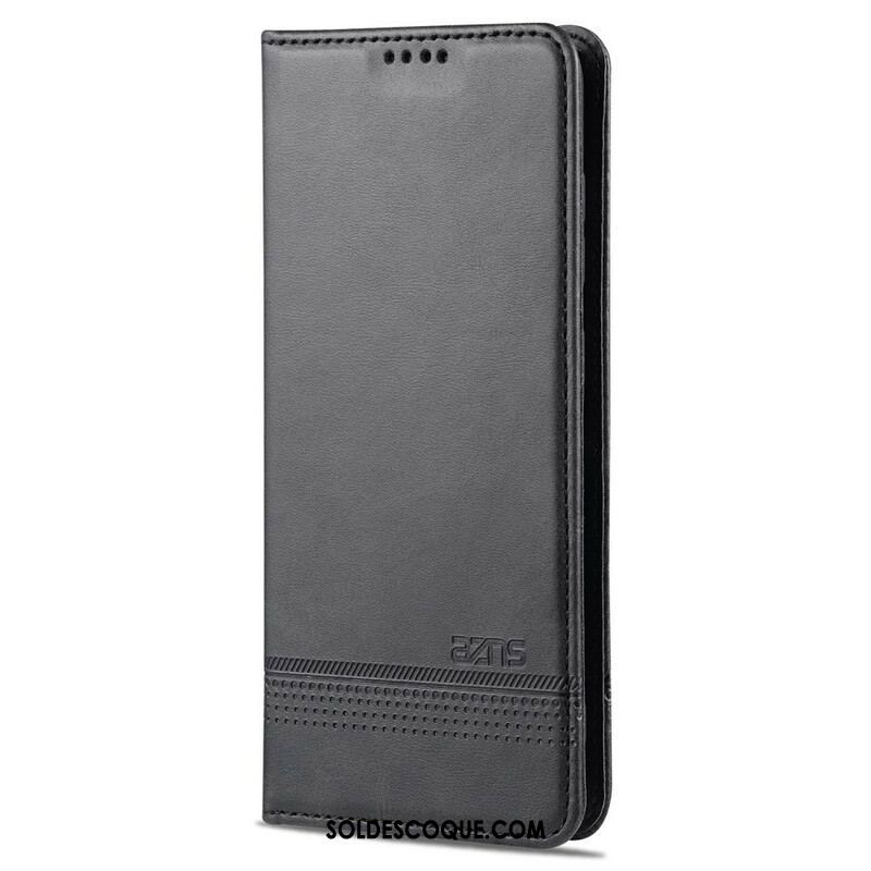 Flip Cover Samsung Galaxy S21 FE Style Cuir AZNS