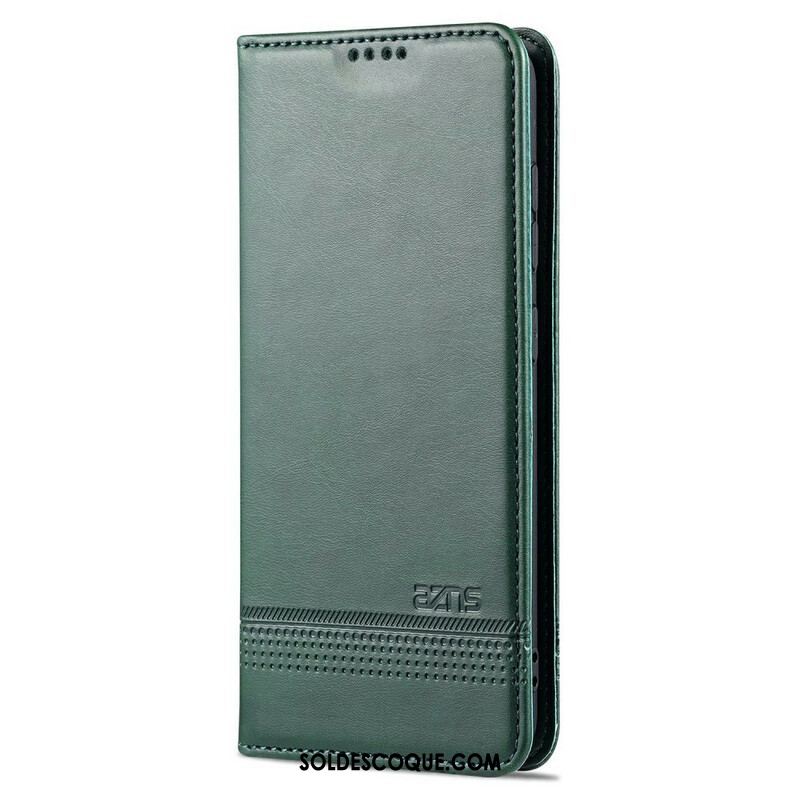 Flip Cover Samsung Galaxy S21 FE Style Cuir AZNS