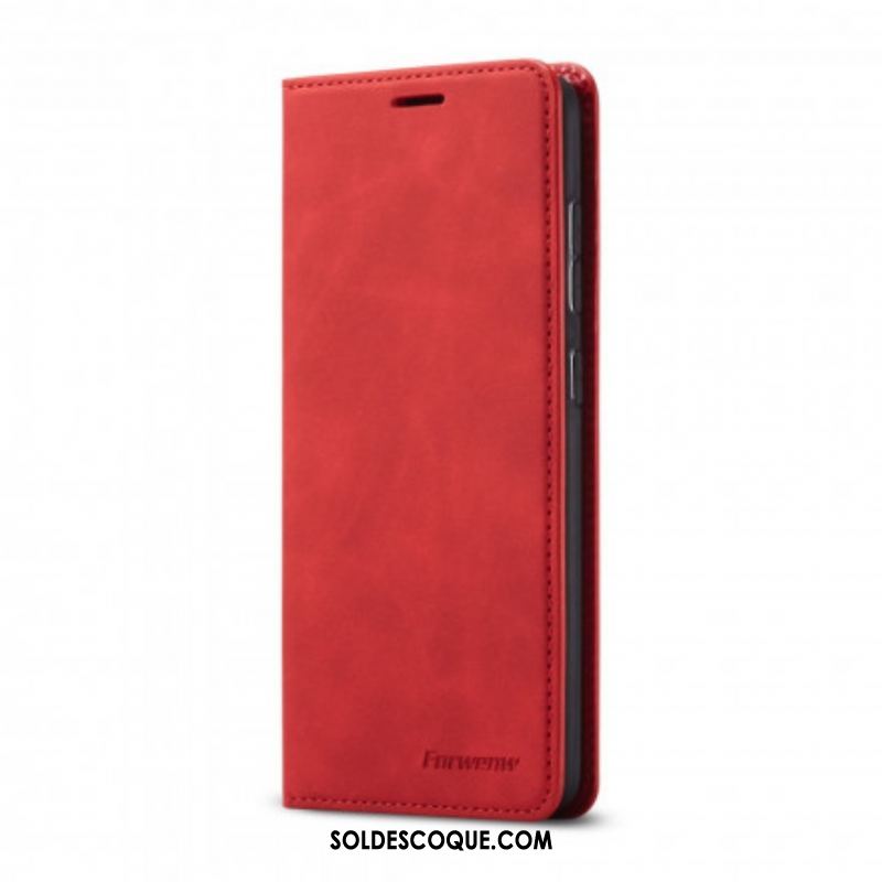 Flip Cover Samsung Galaxy S21 Plus 5G Effet Cuir FORWENW