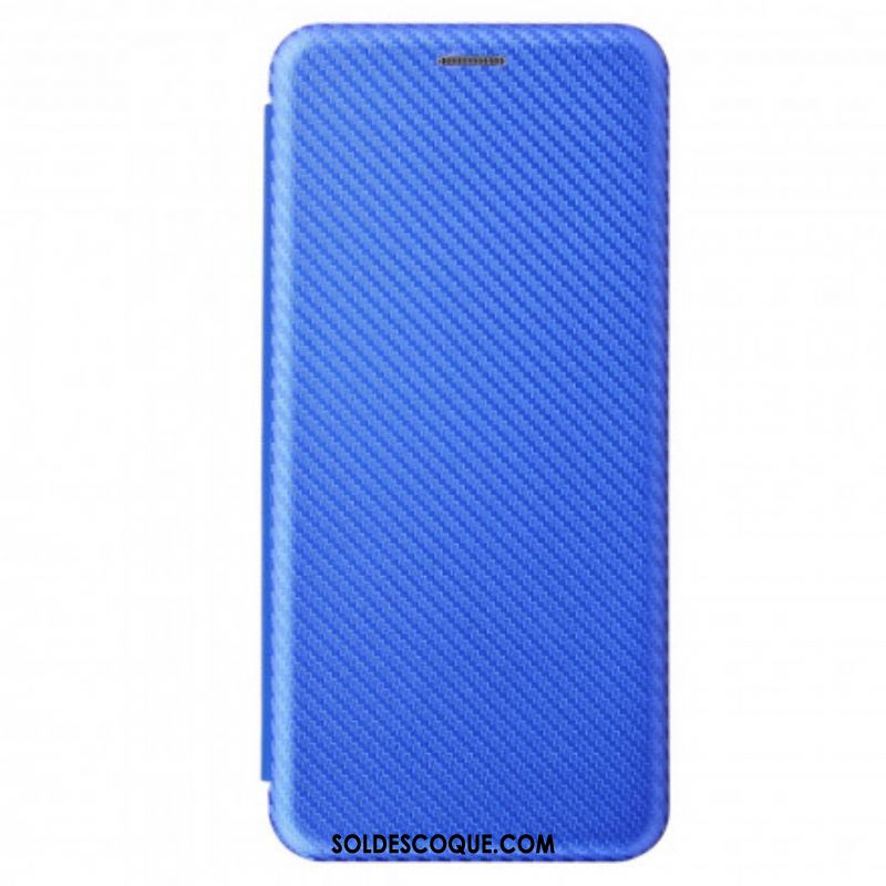 Flip Cover Samsung Galaxy S21 Ultra 5G Fibre Carbone