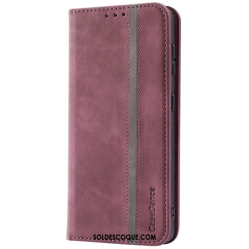 Flip Cover Samsung Galaxy S22 5G Simili Cuir CASEDANCE