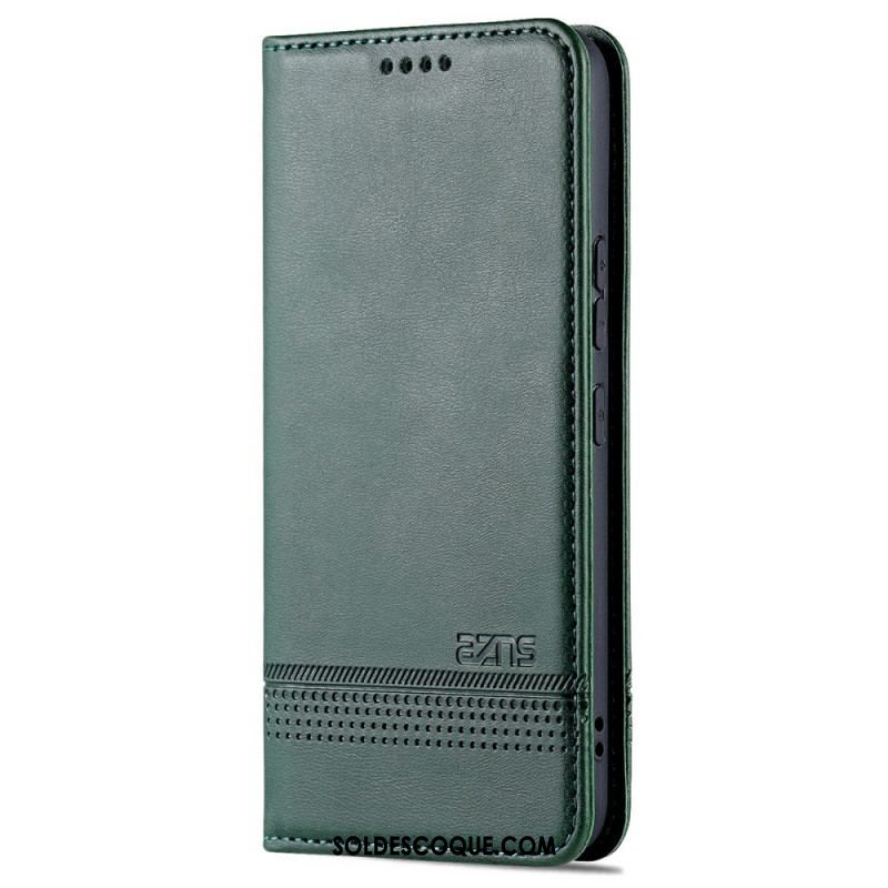 Flip Cover Samsung Galaxy S22 5G Style Cuir AZNS