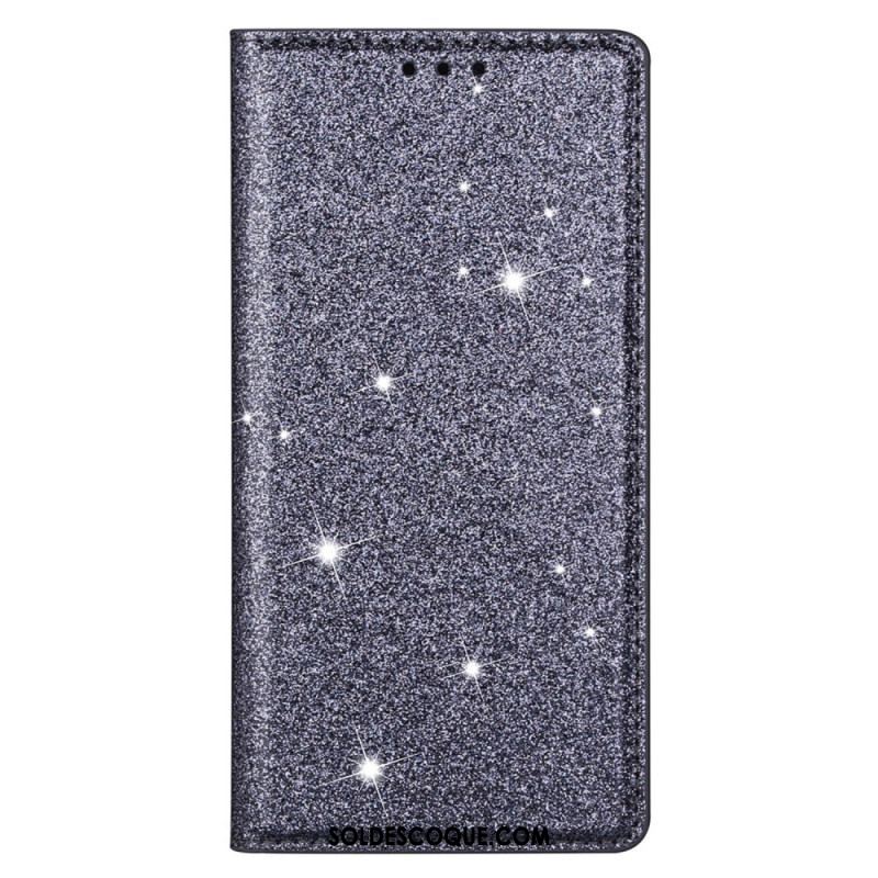 Flip Cover Samsung Galaxy S22 5G Style Paillettes