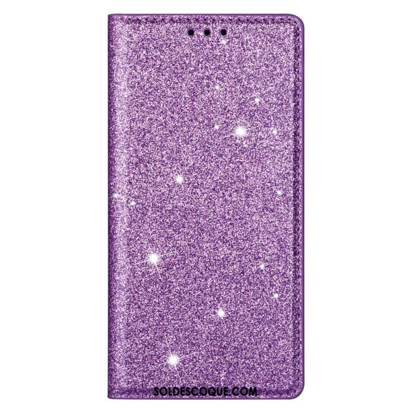 Flip Cover Samsung Galaxy S22 5G Style Paillettes