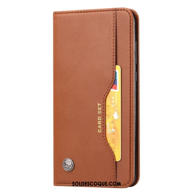 Flip Cover Samsung Galaxy S23 5G Simili Cuir Porte-Cartes