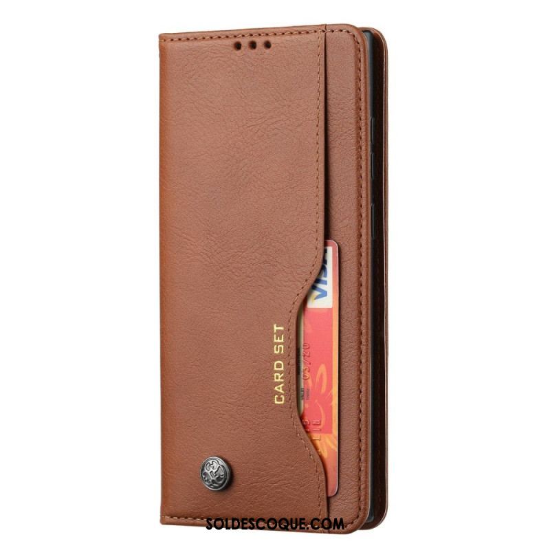 Flip Cover Samsung Galaxy S23 Ultra 5G Simili Cuir Porte-Cartes