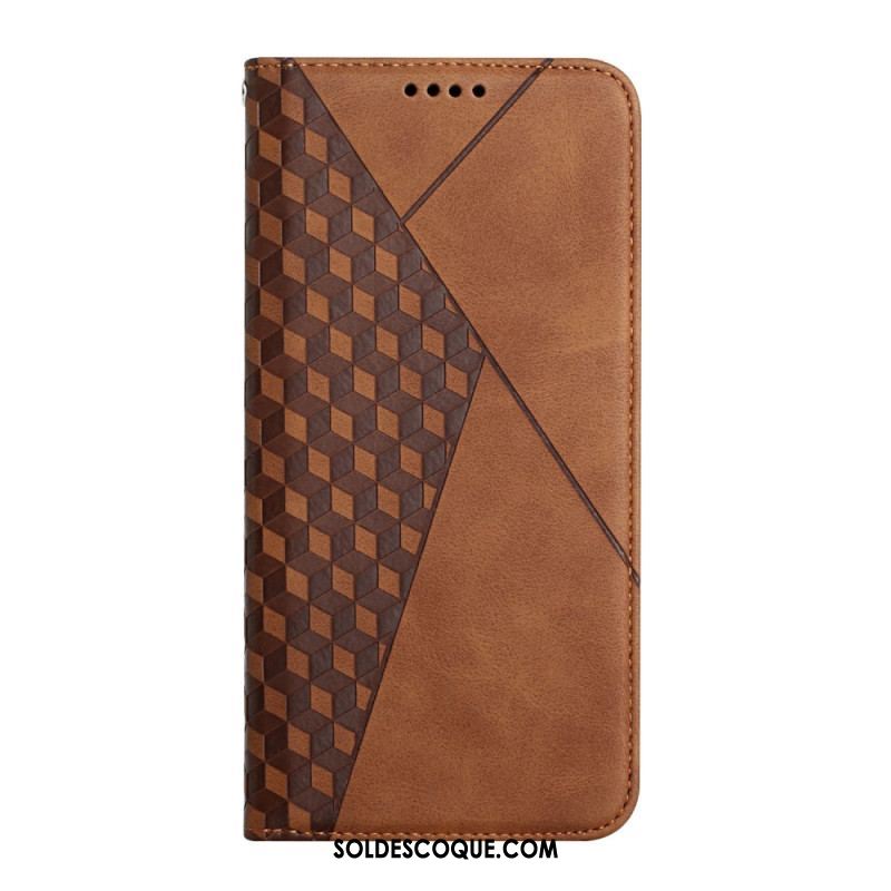 Flip Cover Samsung Galaxy S23 Ultra 5G Style Cuir Motif 3D