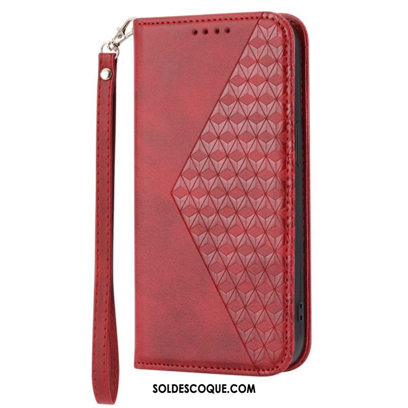 Flip Cover Sony Xperia 1 IV Style Cuir Motif 3D avec Lanière