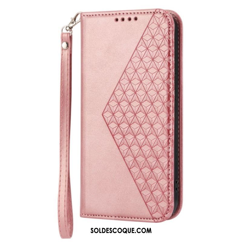 Flip Cover Sony Xperia 1 IV Style Cuir Motif 3D avec Lanière