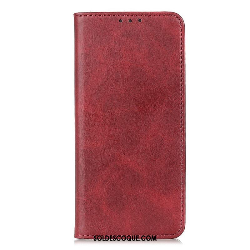 Flip Cover Sony Xperia 5 IV Cuir Fendu