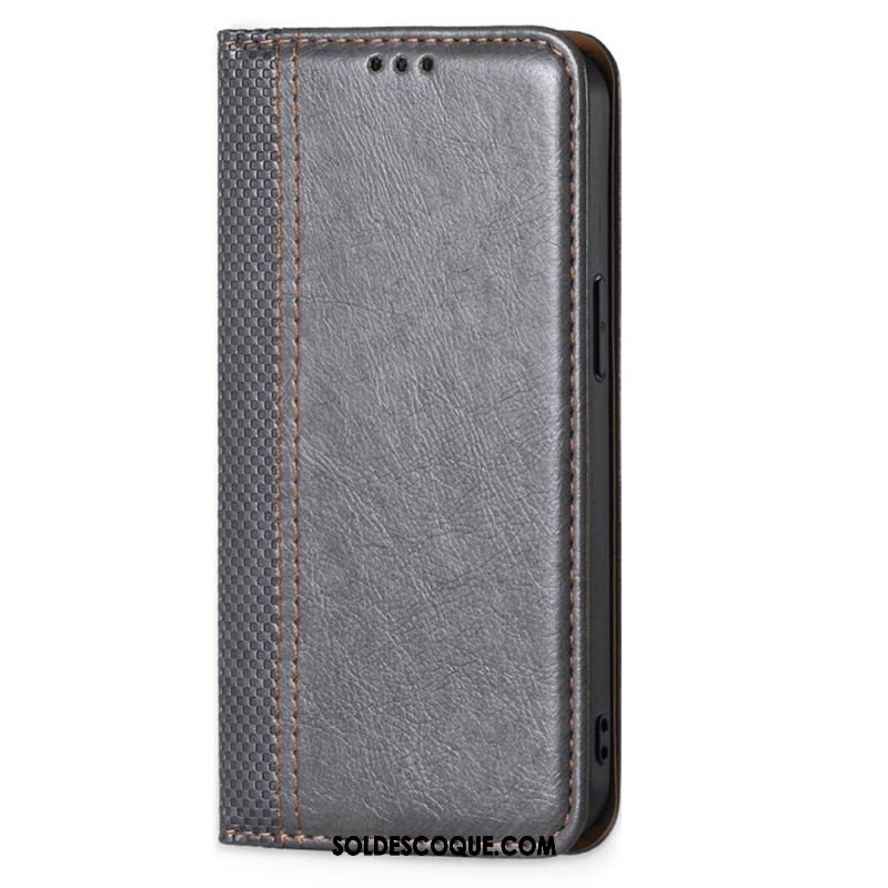 Flip Cover Xiaomi 12 Pro Effet Cuir Vintage