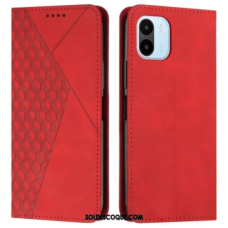 Flip Cover Xiaomi Redmi A1 Skin-Touch style Cubique