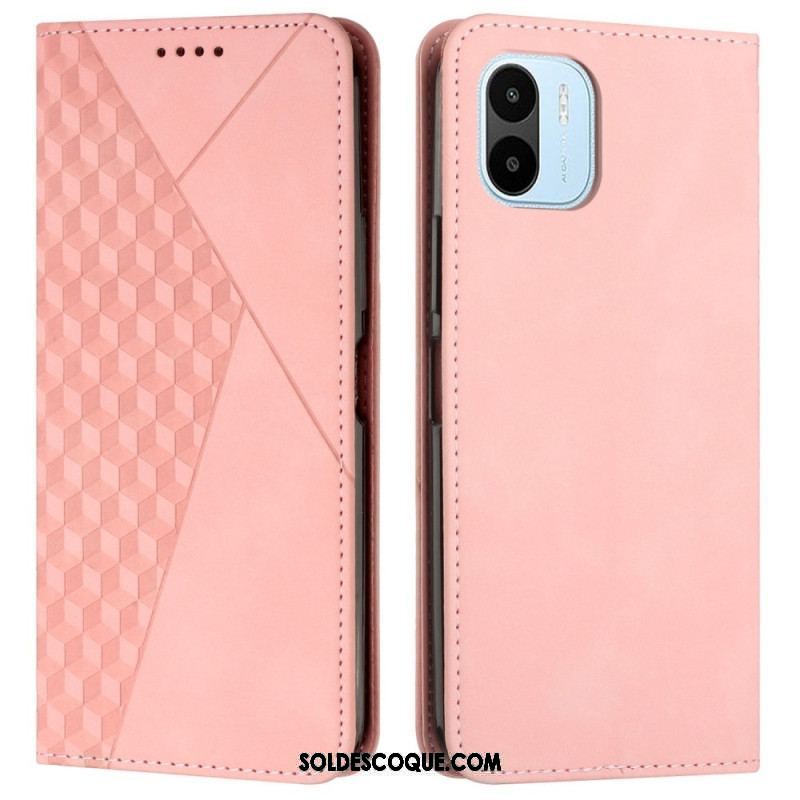 Flip Cover Xiaomi Redmi A1 Skin-Touch style Cubique