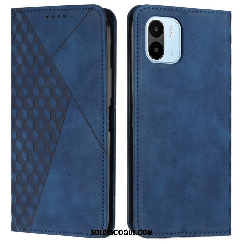 Flip Cover Xiaomi Redmi A1 Skin-Touch style Cubique