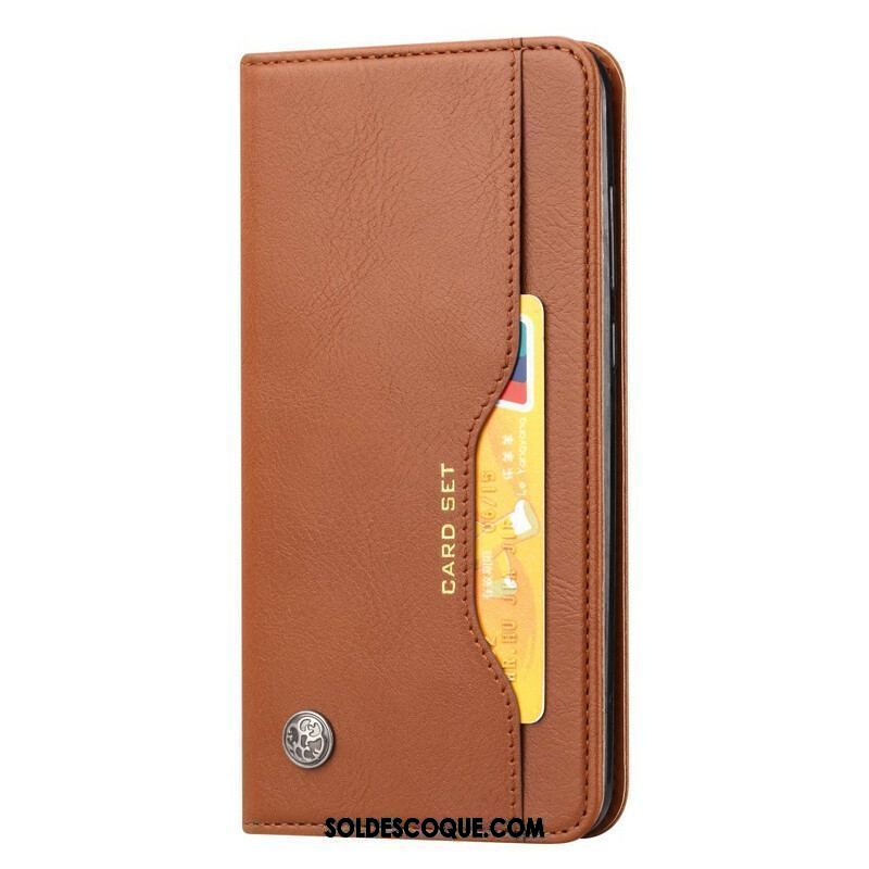 Flip Cover Xiaomi Redmi Note 10/10S/Poco M5s Simili Cuir Porte-Cartes