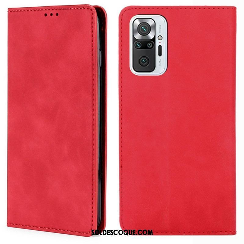 Flip Cover Xiaomi Redmi Note 10 Pro Skin-Touch Classique