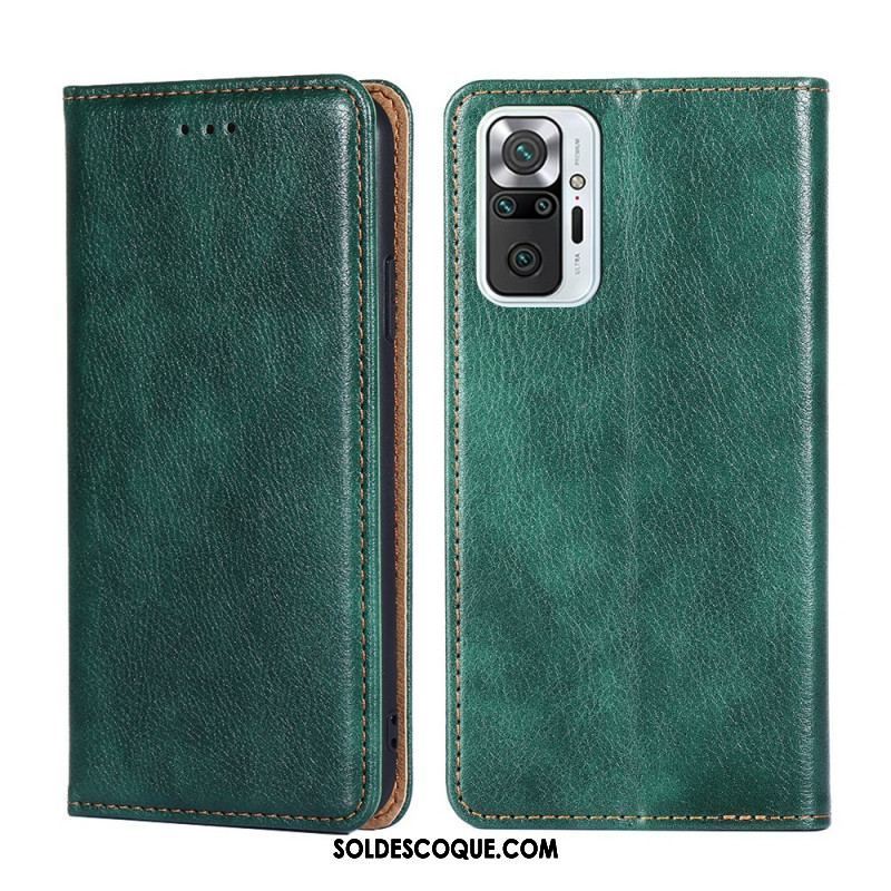 Flip Cover Xiaomi Redmi Note 10 Pro Style Cuir Vintage