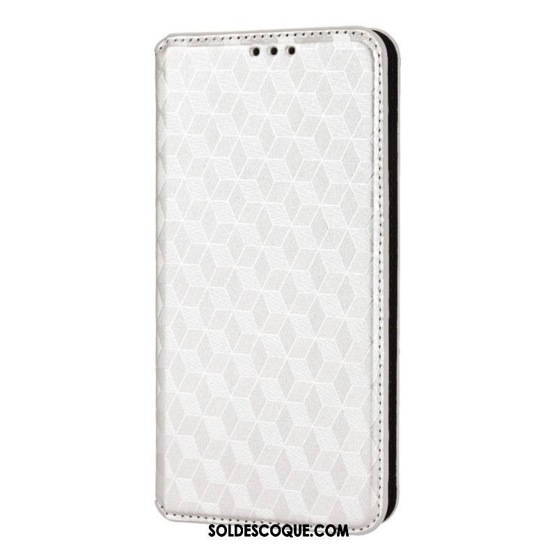 Flip Cover Xiaomi Redmi Note 11 / 11s Effet Cuir Diamant 3D