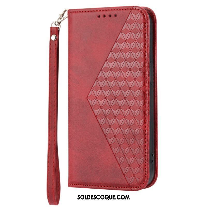 Flip Cover Xiaomi Redmi Note 12/Poco X5 5G Style Cuir Motif 3D