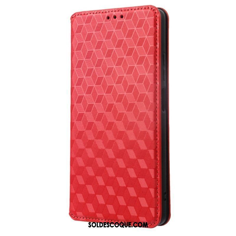 Flip Cover Xiaomi Redmi Note 12 Pro/Poco X5 Pro 5G Motif 3D