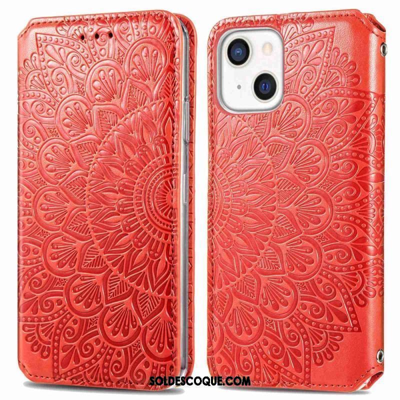 Flip Cover iPhone 14 Plus Mandala