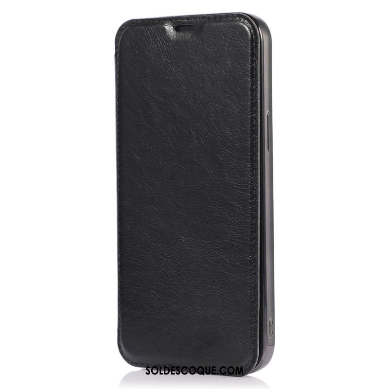 Flip Cover iPhone 14 Simili Cuir Porte-Carte