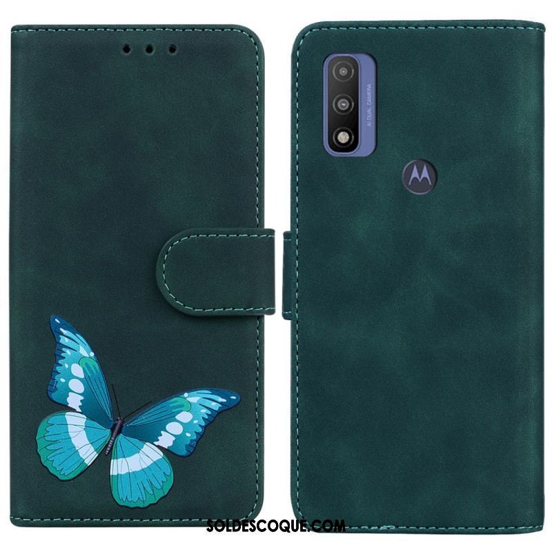 Housse Moto E40 / E30 / E20 Skin-Touch Papillon