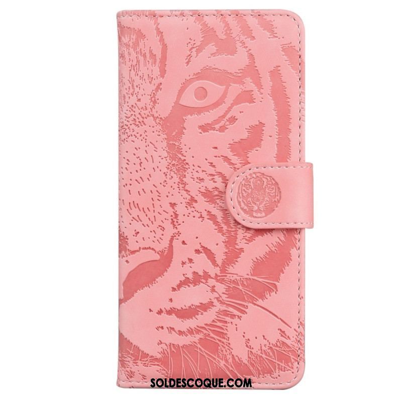 Housse Moto G73 5G Empreinte Tigre