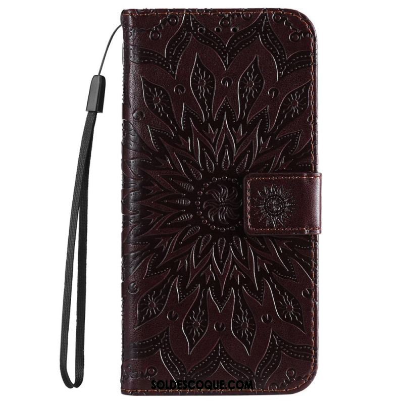 Housse OnePlus Nord 2T 5G Mandala avec Porte-Cartes à Lanière