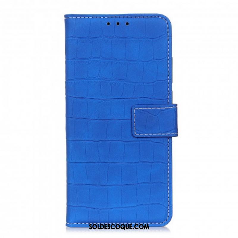 Housse OnePlus Nord CE 5G Style Peau de Crocodile Vintage