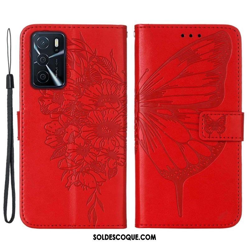 Housse Oppo A16 / A16s Papillon Design