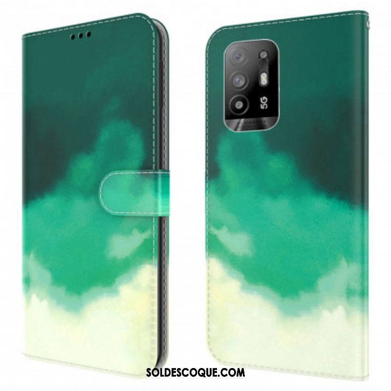 Housse Oppo A94 5G Aquarelle