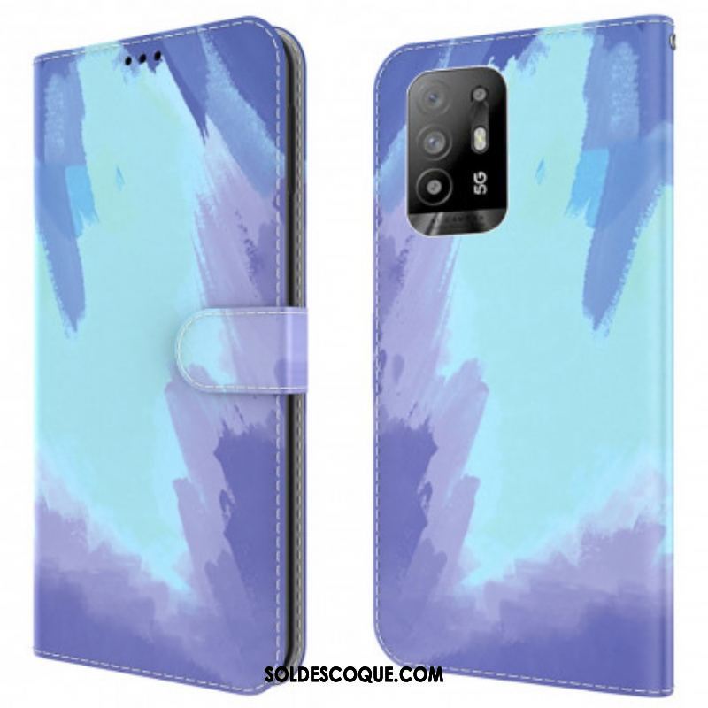 Housse Oppo A94 5G Aquarelle