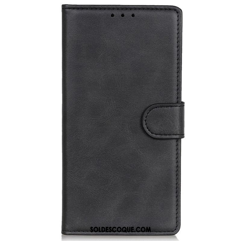 Housse Oppo Reno 7 Style Cuir Mat