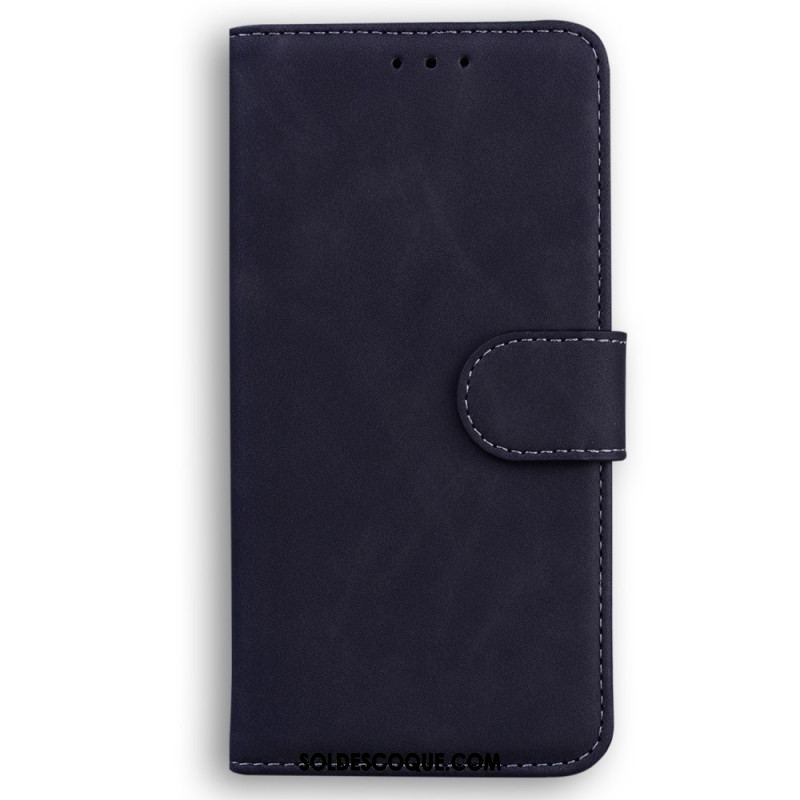 Housse Oppo Reno 8 Effet Cuir Couture