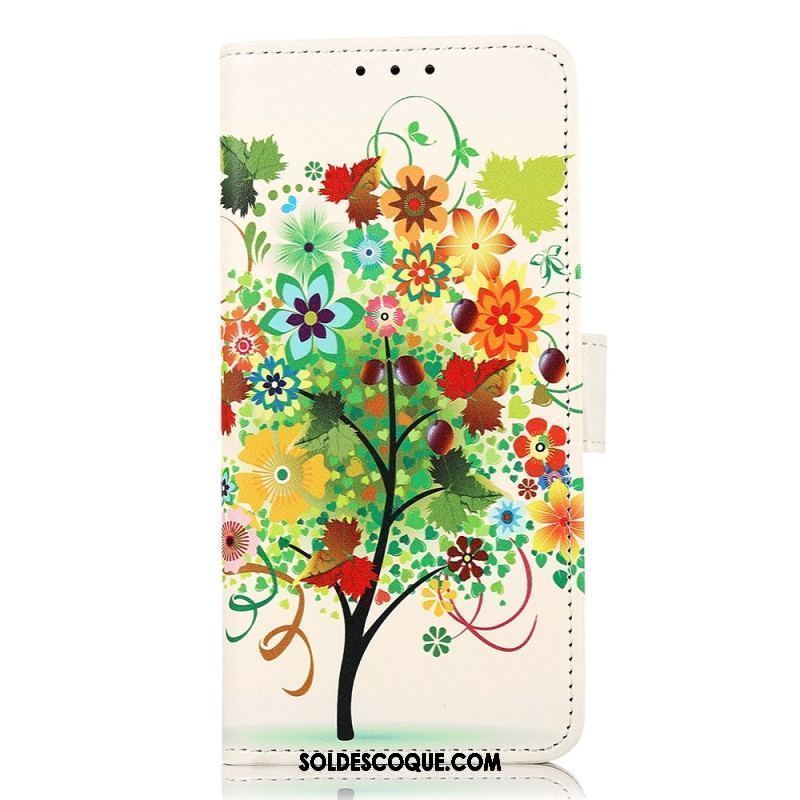 Housse Samsung Galaxy A14 5G / A14 Arbre Fleuri