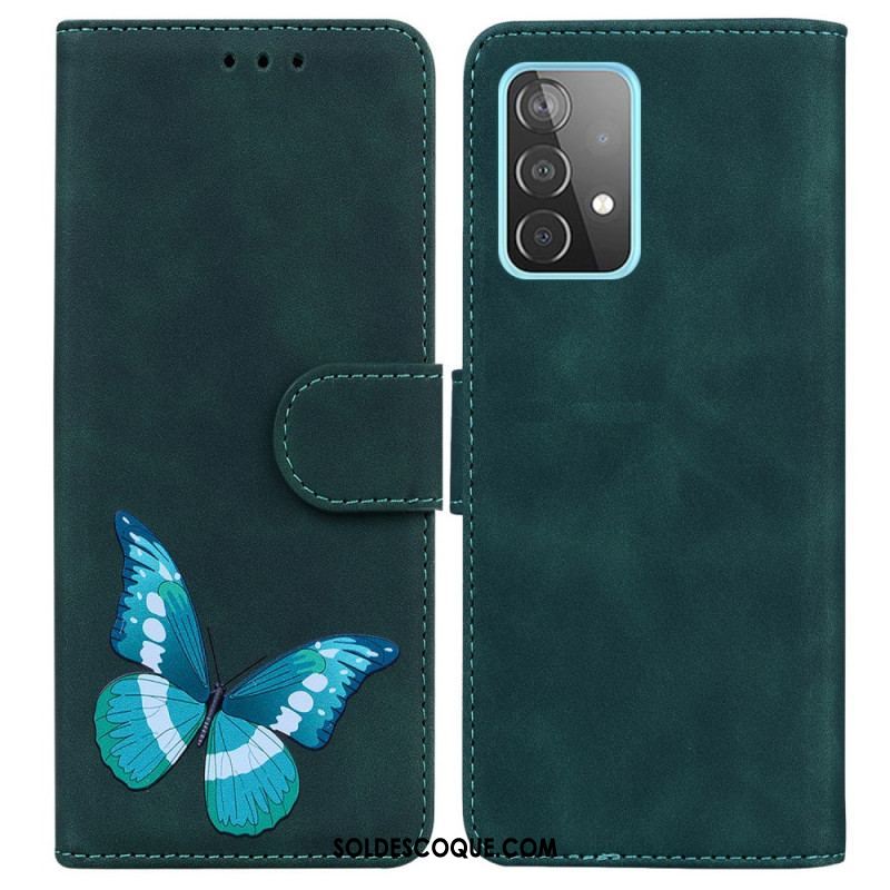 Housse Samsung Galaxy A52 4G / A52 5G / A52s 5G Skin-Touch Papillon