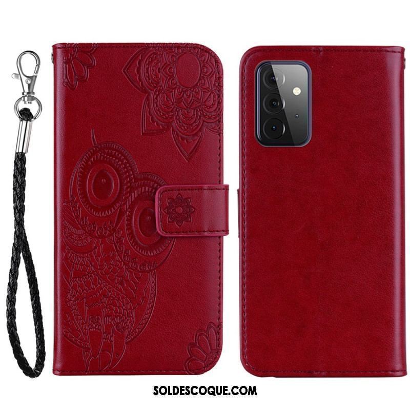 Housse Samsung Galaxy A53 5G Hibou Mandala