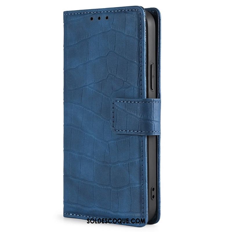 Housse Samsung Galaxy M53 5G Style Peau de Crocodile