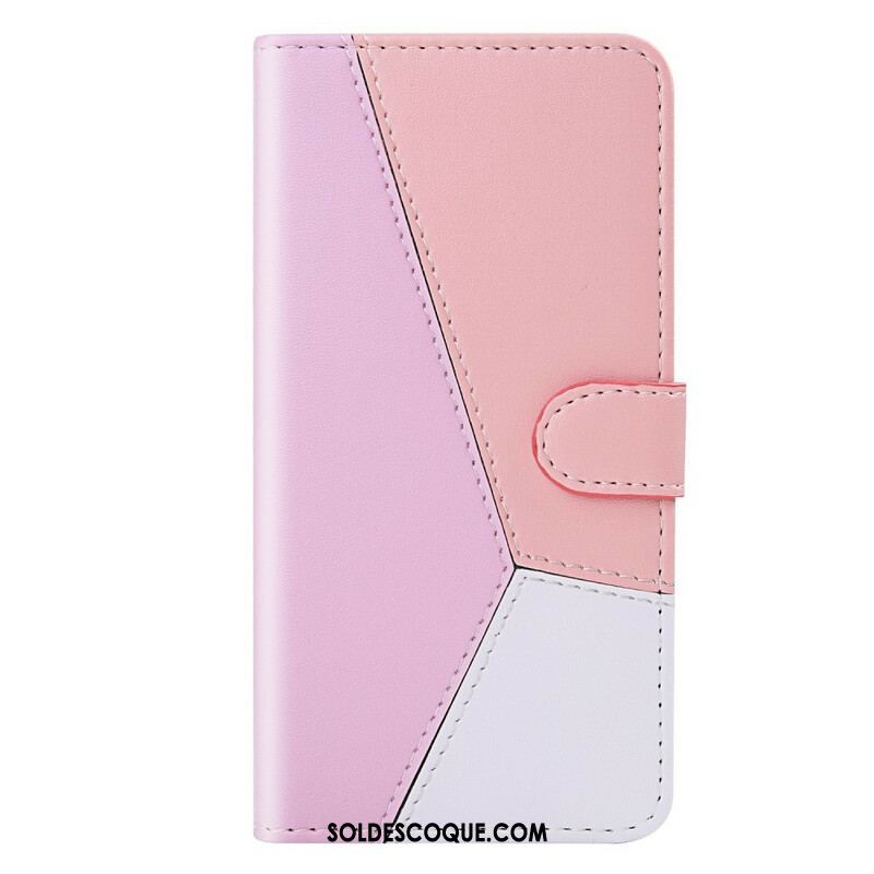 Housse Samsung Galaxy S20 FE Style Cuir Tricolore