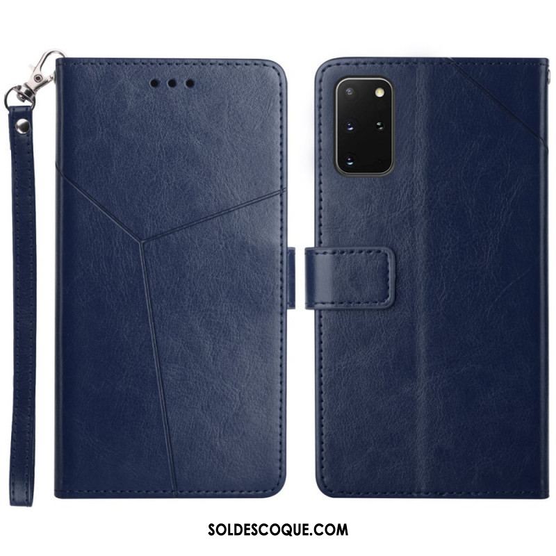 Housse Samsung Galaxy S20 Plus / S20 Plus 5G Style Cuir Géo Y Design