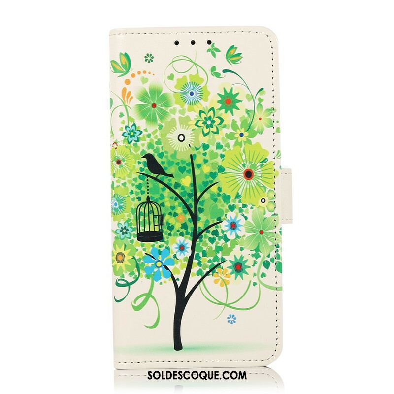 Housse Samsung Galaxy S21 FE Arbre Fleuri