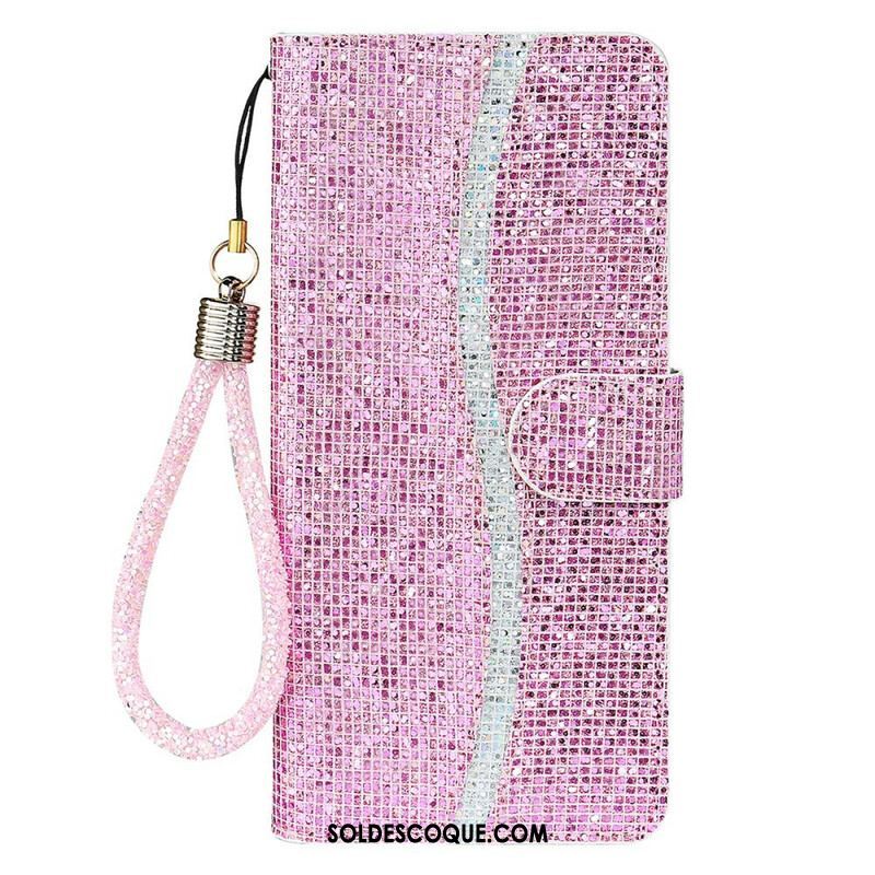 Housse Samsung Galaxy S21 FE Paillettes S Design