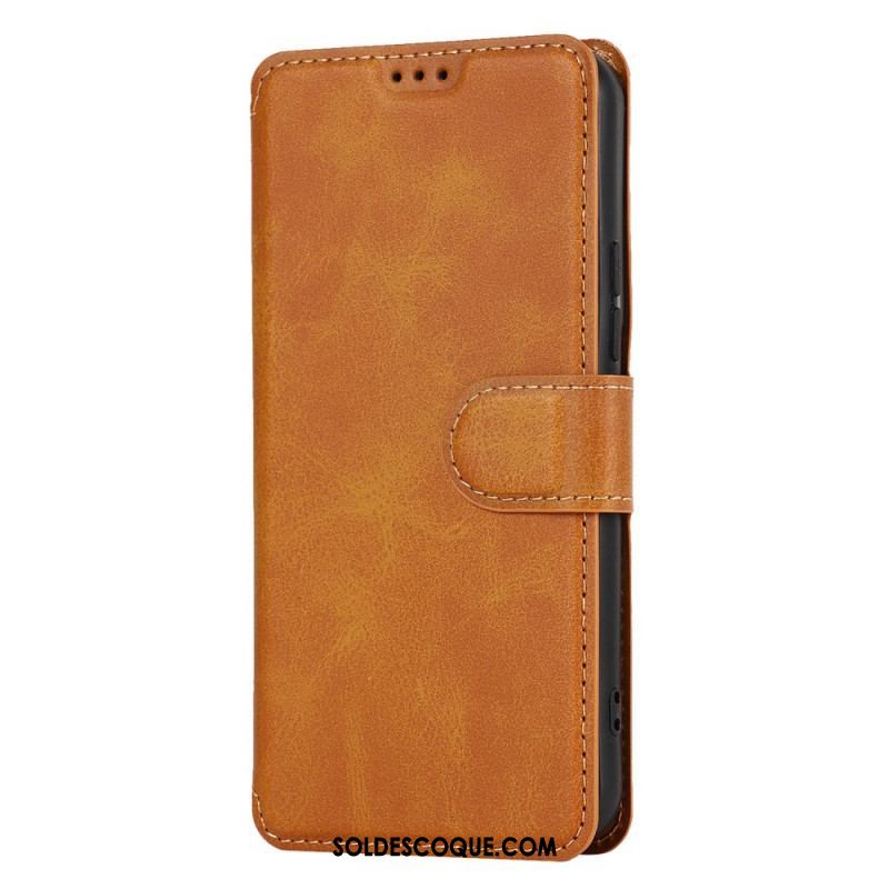 Housse Samsung Galaxy S22 5G Effet Cuir Vintage Mat