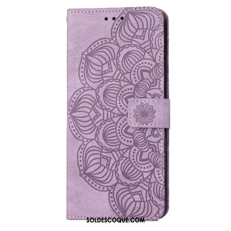 Housse Samsung Galaxy S23 5G Mandala à Lanière